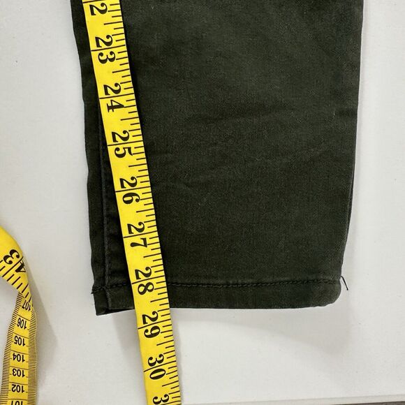 Lularoe Jeans Womens 36 Green Twill Skinny Stretch High Rise Comfort Office - Picture 11 of 13